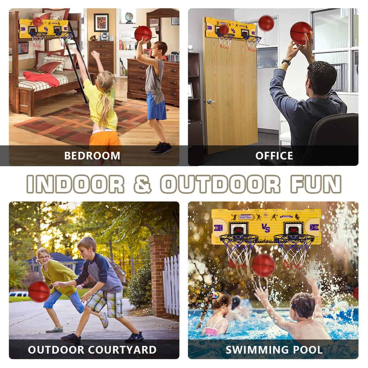 Canasta de Baloncesto para Interiores FBSPORT, Canasta de - Imagen 8