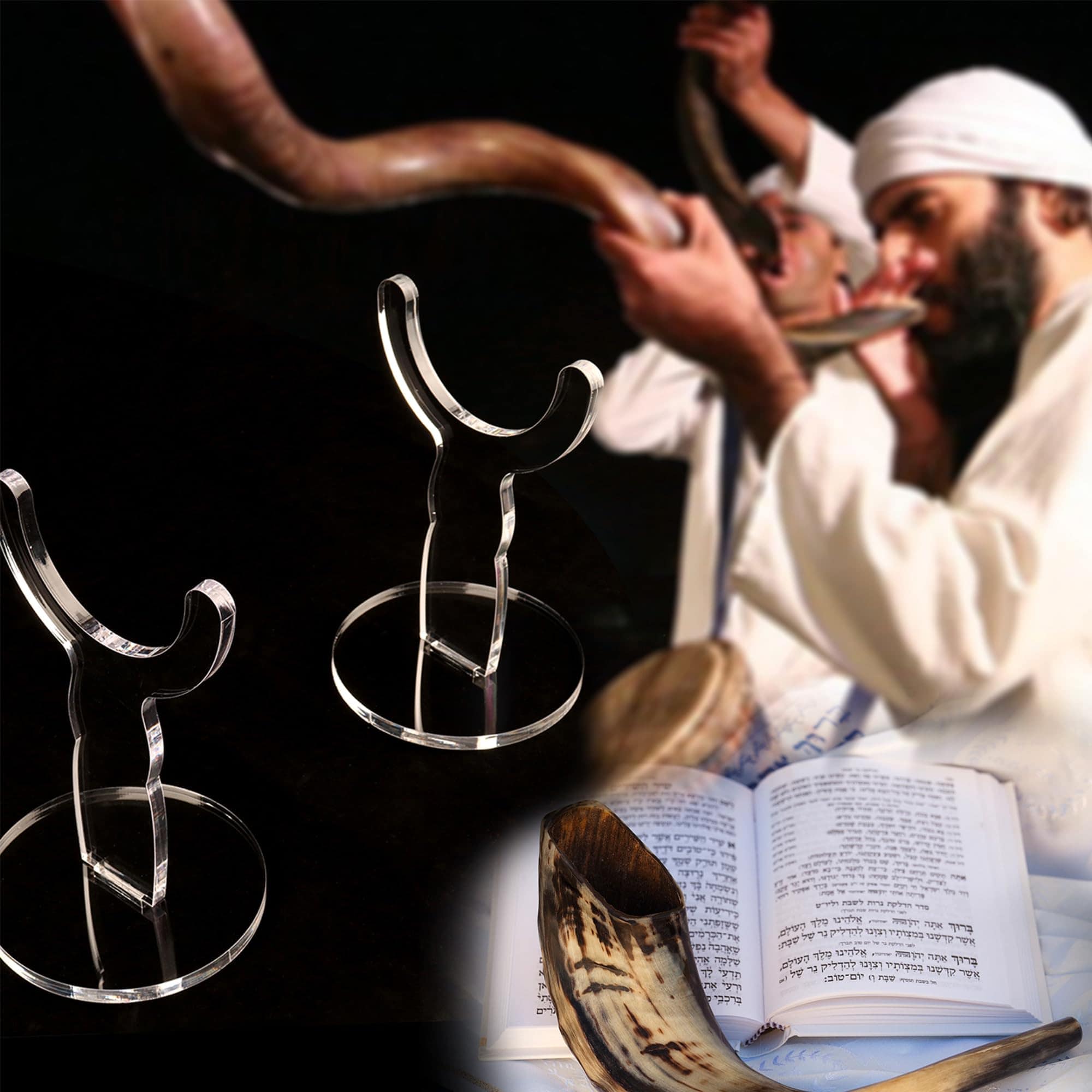 Soporte de Shofar, Soporte de Shofar, Soporte de exhibición - Imagen 7