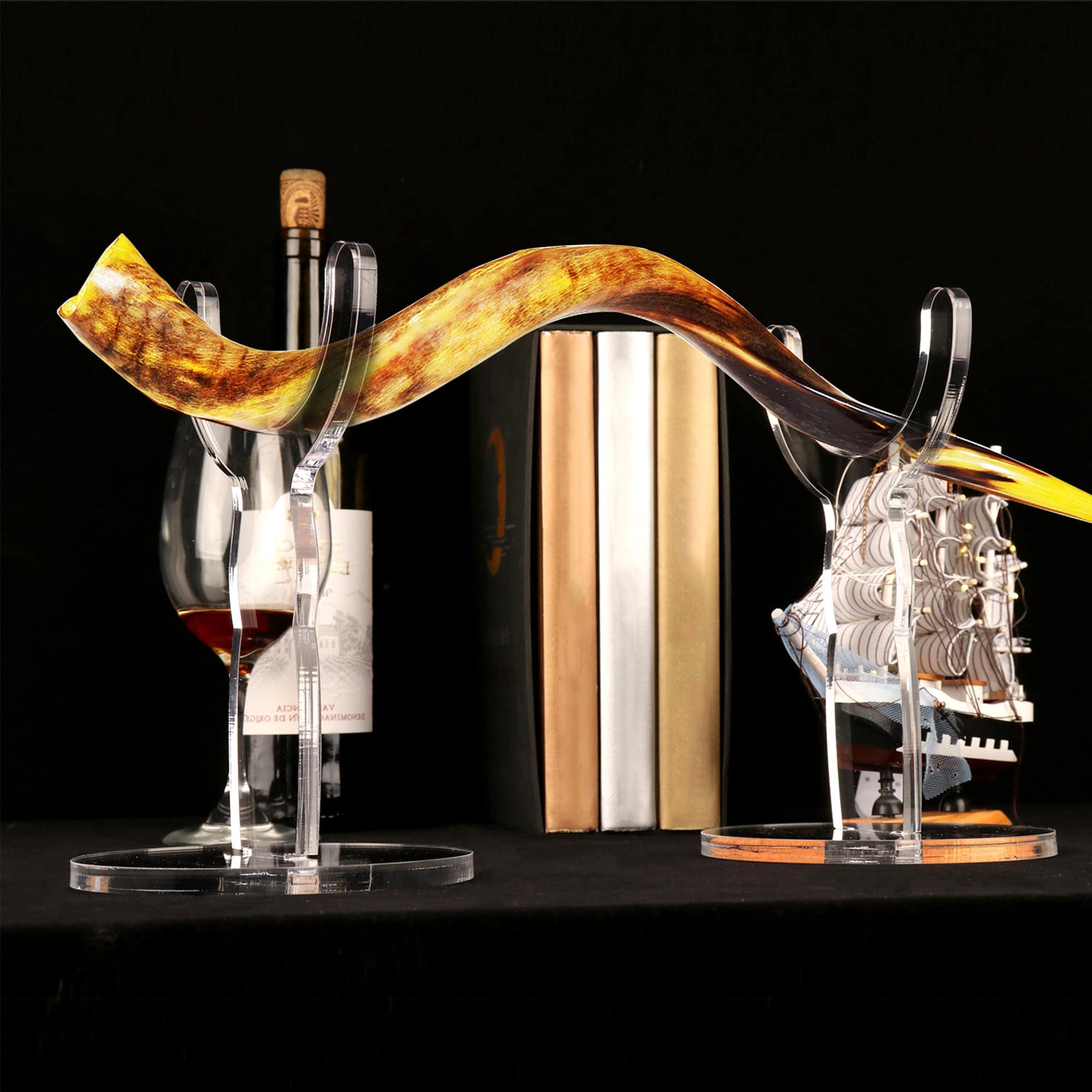 Soporte de Shofar, Soporte de Shofar, Soporte de exhibición - Imagen 5