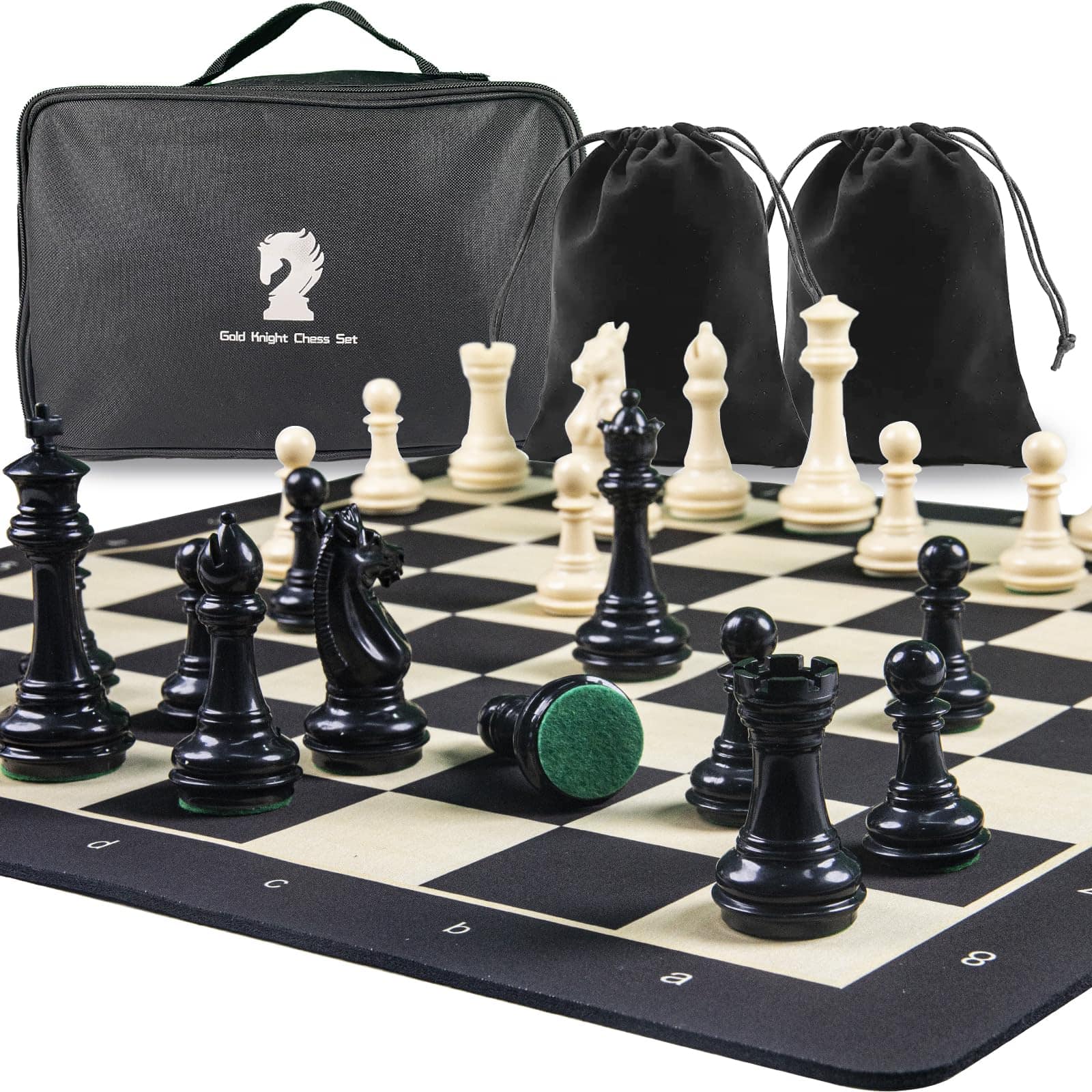 Juego de Ajedrez de Torneo para Adultos y Niños, Tablero de