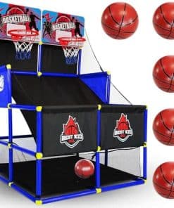 Juego de Baloncesto de Arcade Double Shot BESTKID BALL -