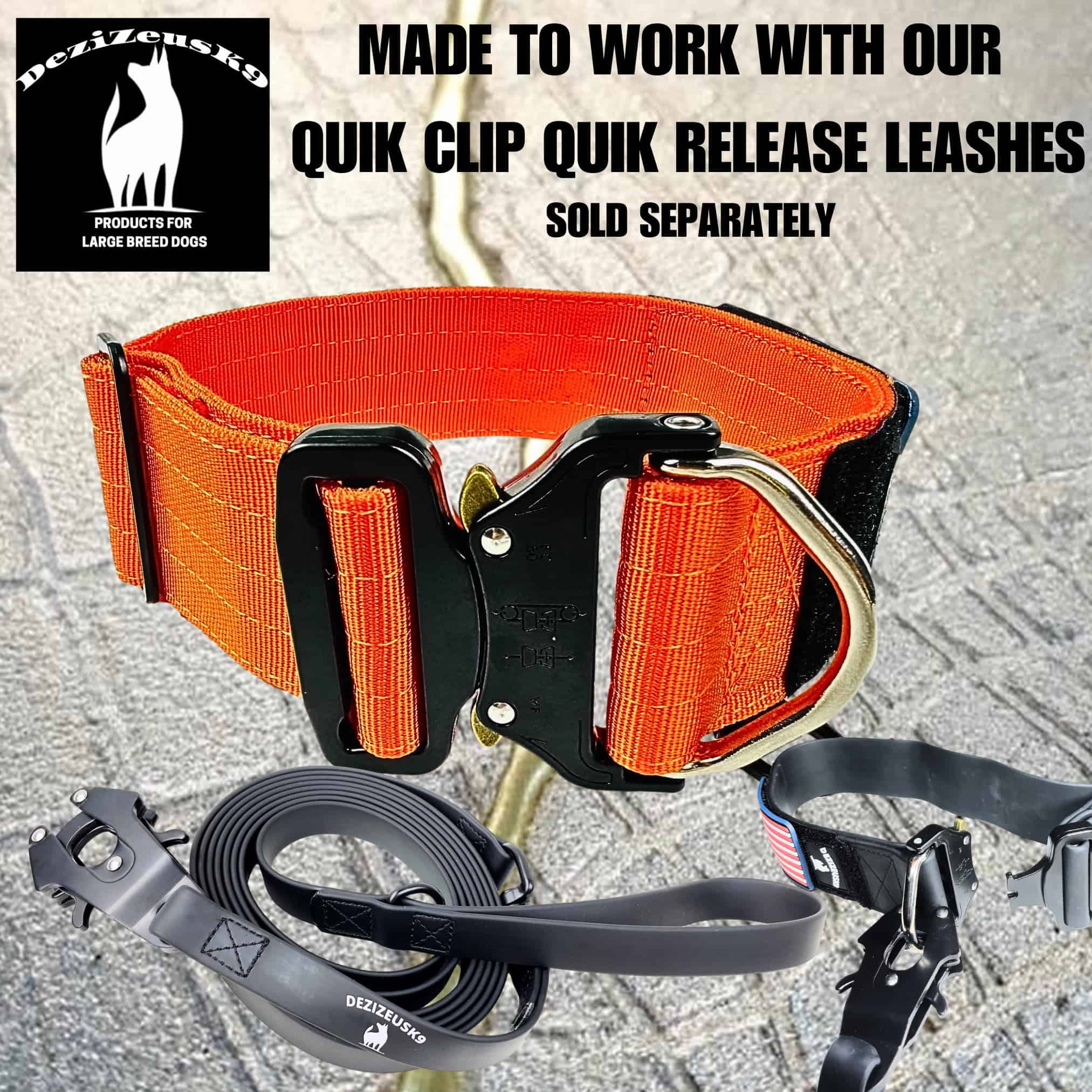 Collar táctico de 2 pulgadas para perros - Collares gruesos - Imagen 5