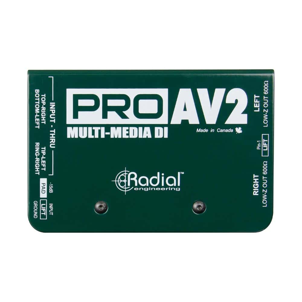 Radial Engineering ProAV2 Stereo Passive Multimedia Direct - Imagen 5
