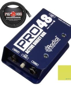 Radial Engineering Pro48 Active Direct Box Bundle con Cable
