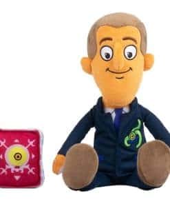 Peluche Howard Lovecraft y Necronomicon C is for Cthulhu