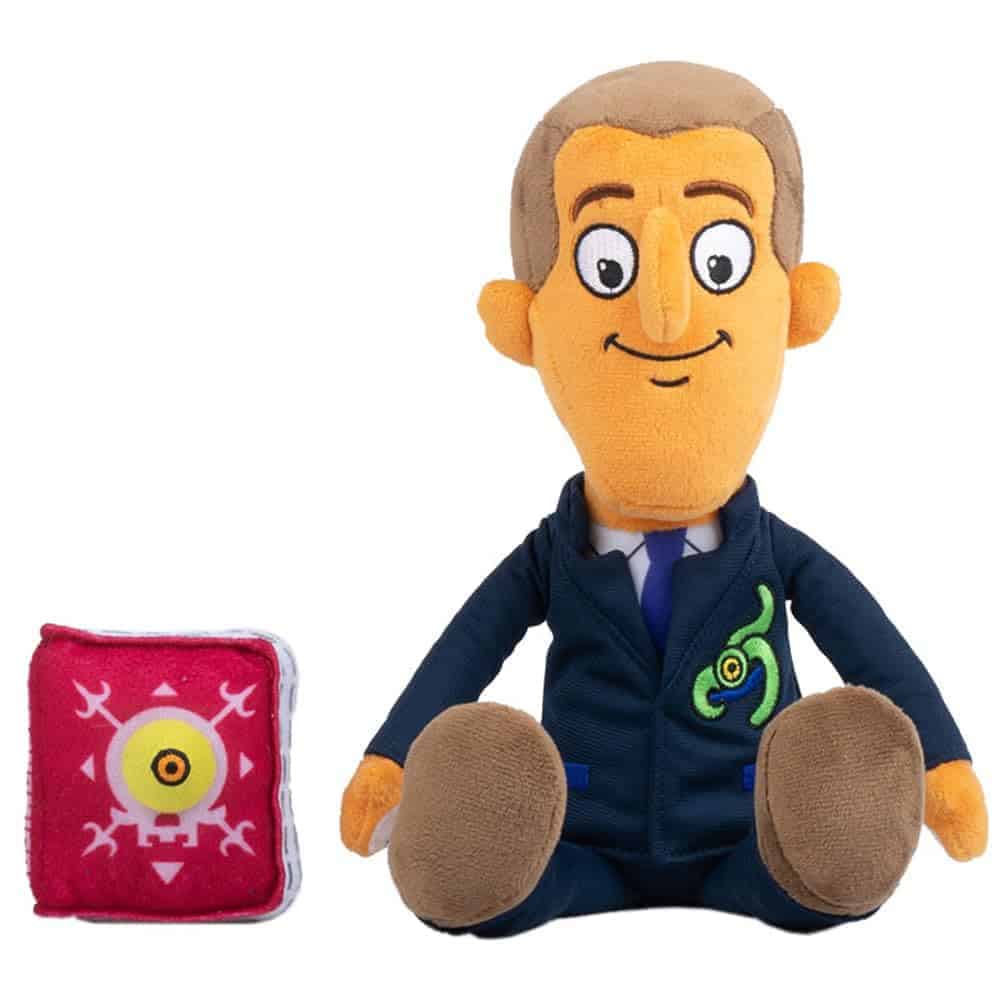 Peluche Howard Lovecraft y Necronomicon C is for Cthulhu