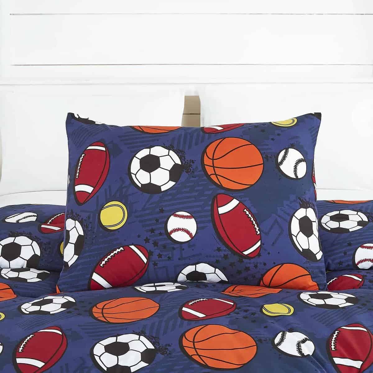 Set de Edredón de 3 Piezas de Bolas Deportivas para Niños - Imagen 8