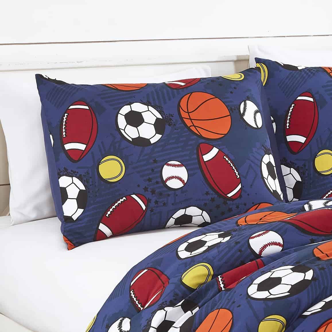 Set de Edredón de 3 Piezas de Bolas Deportivas para Niños - Imagen 4