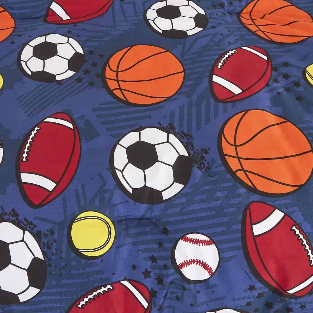 Set de Edredón de 3 Piezas de Bolas Deportivas para Niños - Imagen 6