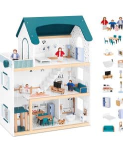 Casa de Muñecas de Madera OOOK con Ascensor Levadizo - 2.6