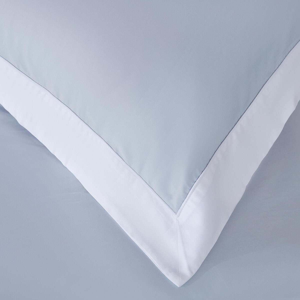 Par de fundas de almohada Euro de lujo de 100% algodón de - Imagen 4
