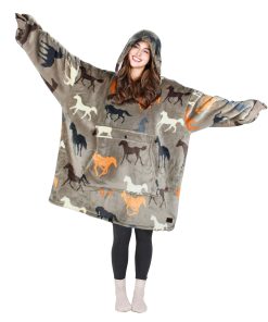 Manta con capucha extragrande Tirrinia para adultos, regalo