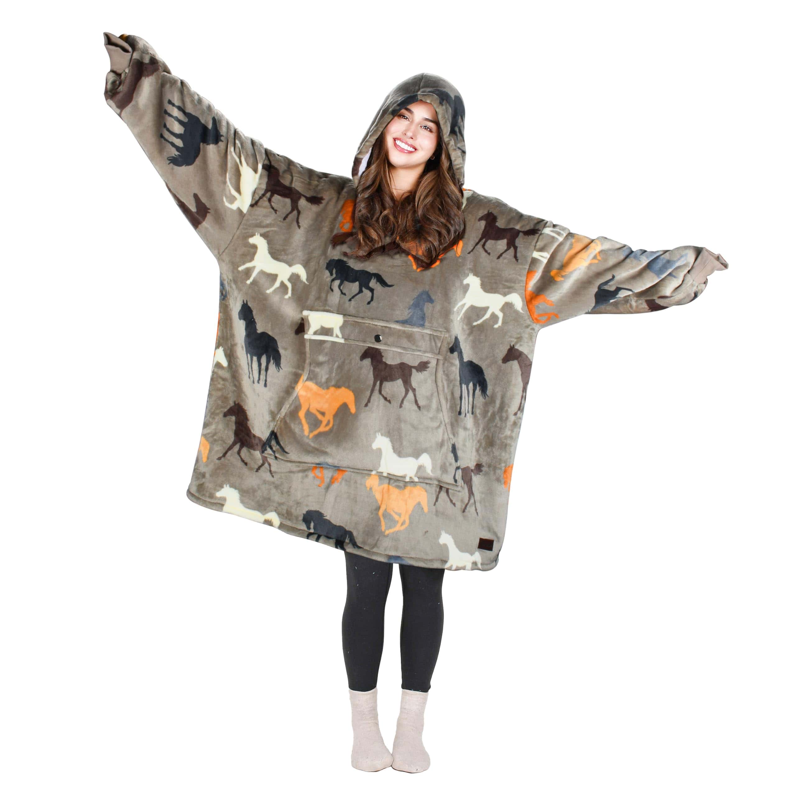 Manta con capucha extragrande Tirrinia para adultos, regalo