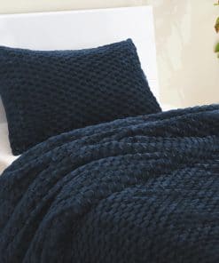 Juego de Edredón Gemelo ChiXpace - Juego de -Azul