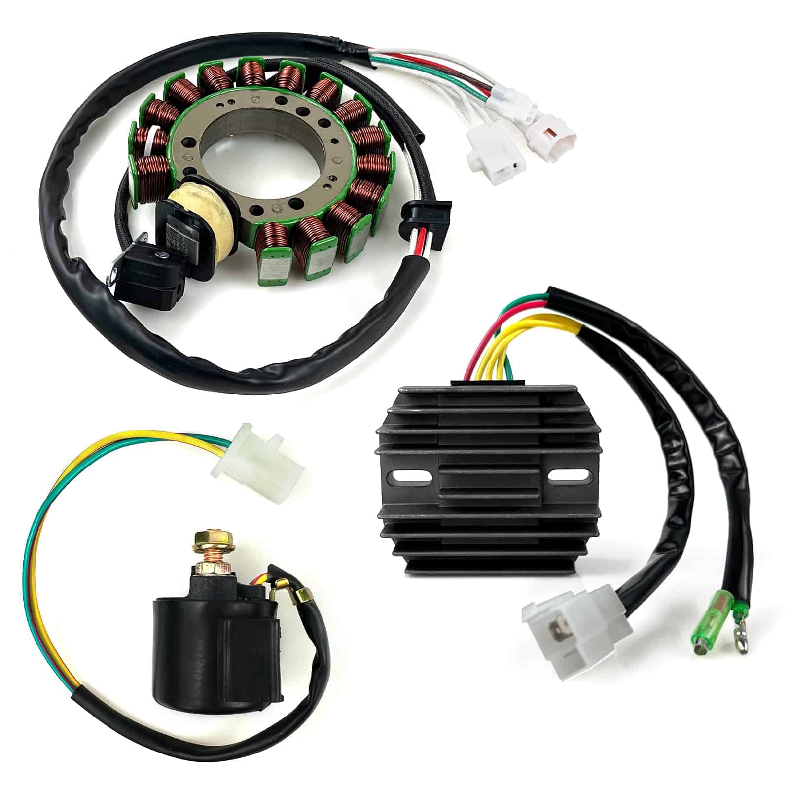 Rele de arranque solenoide, bobina estator, regulador - Imagen 3