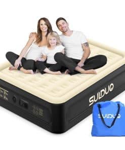 Colchón de Aire de Lujo SULDUO Queen con Bomba Integrada,