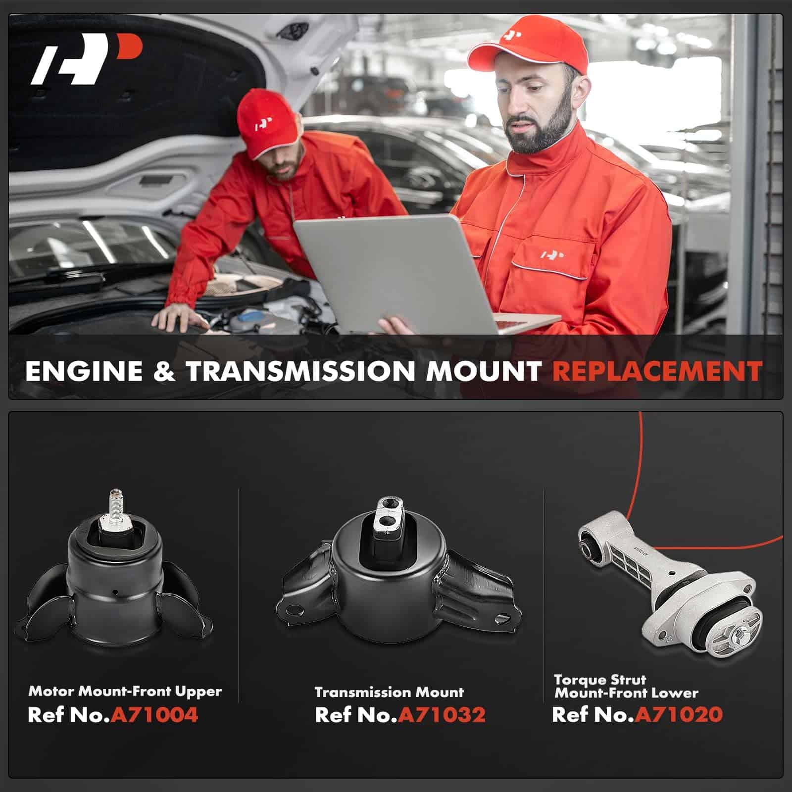 Kit de montaje de motor, transmisión y soporte de torsión - Imagen 3