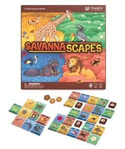 SimplyFun SavannaScapes - Juego educativo de vida silvestre