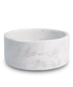 Tazón de Mascotas de Mármol Natural, Adecuado para Gatos y