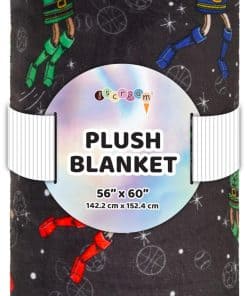 Manta de felpa estampada Holiday Fun de 56" x 60" - Sports