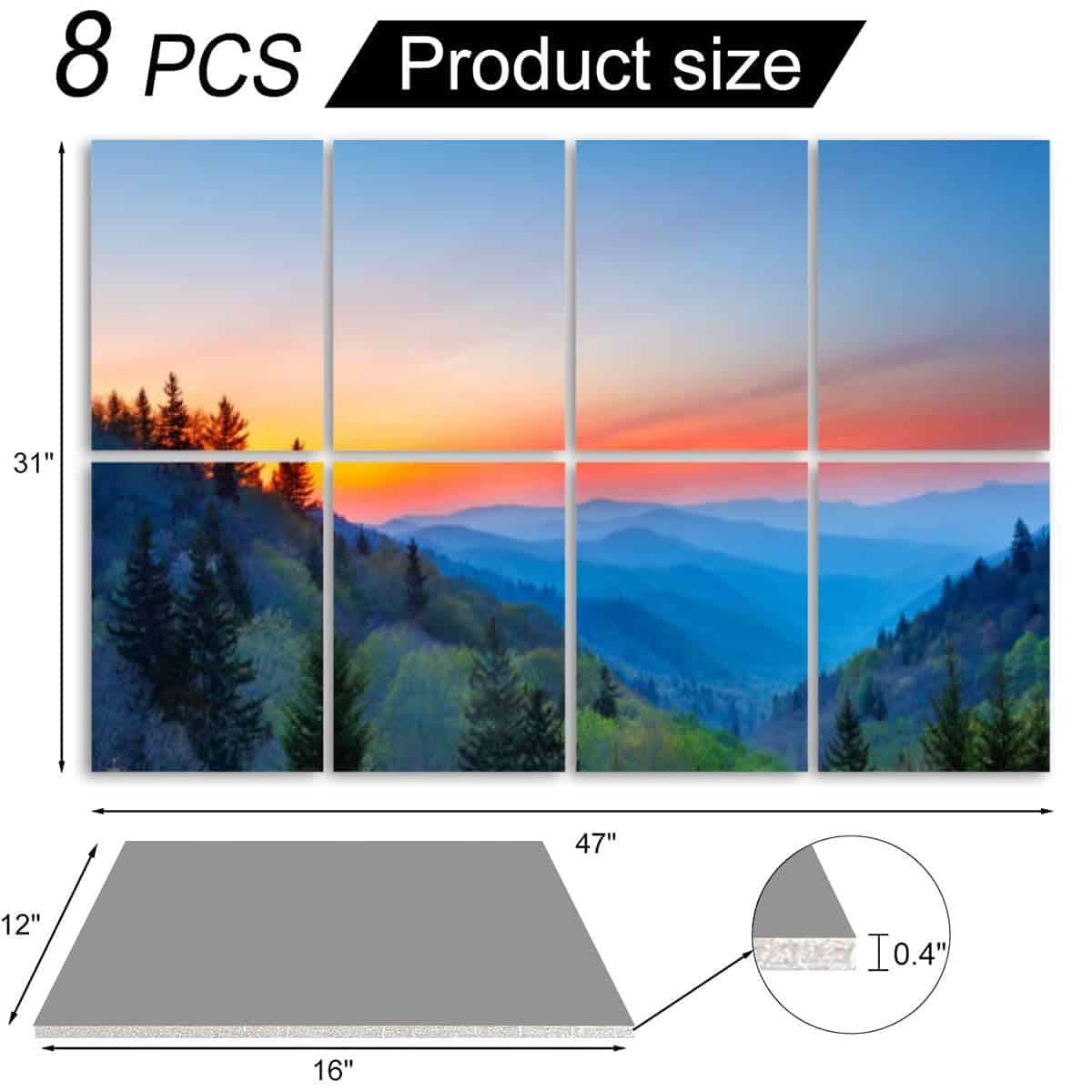 Paneles Acústicos Absorbentes de Sonido de Montaña Rodante - Imagen 7