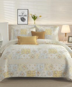 Colcha California King DDUOXIN (128"x120") - 100% Algodón