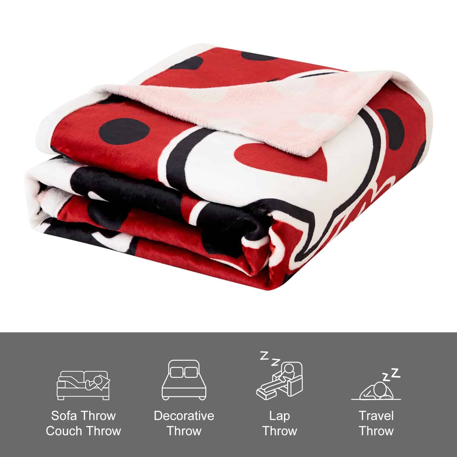 Manta de cama de felpa Betty Boop, impresión digital HD - Imagen 7