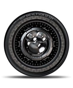 Faros LED redondos de 7 pulgadas HWSTAR compatibles con