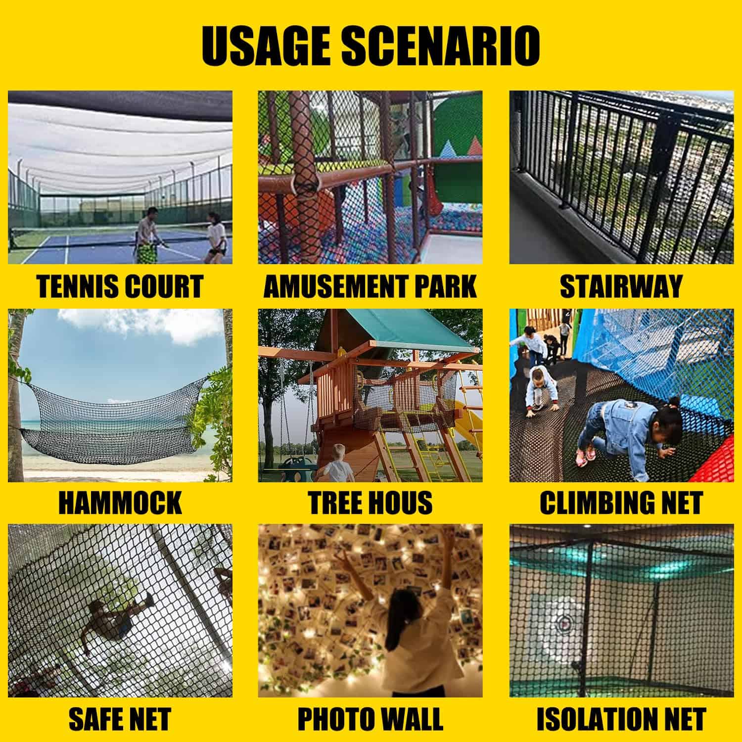 Red de Carga para Escalar Bunifa para Niños Red de - Imagen 7