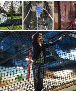 Red de Carga de Escalada Bunifa para Niños Red -Negro