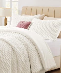 Set de Edredón de Lujo King ChiXpace - Juego de Edredón de