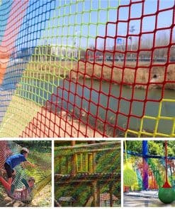 Red de Carga de Escalada Bunifa para Niños Red -Multicolor