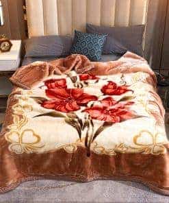 Mantas de Mink MODUSKYE, Koreano Pesado Plush 7.7 LB 2 Ply