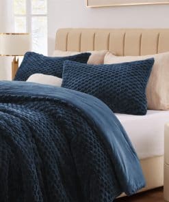 Juego de Edredón de Terciopelo Esponjoso King ChiXpace -