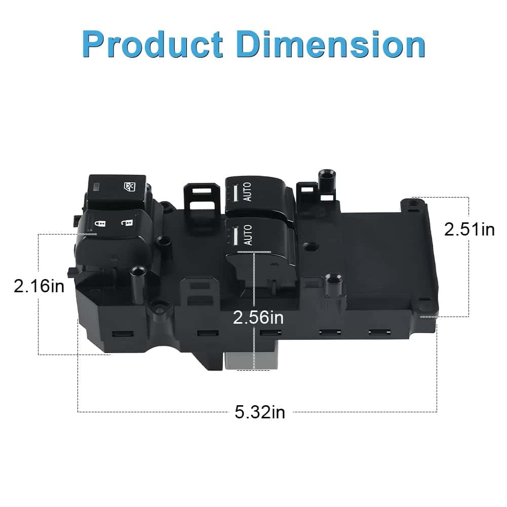 Interruptor de ventana eléctrico doble compatible con Honda - Imagen 8