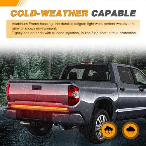 Barra de luz para portón trasero de camión de GOOACC 48" - Imagen 8