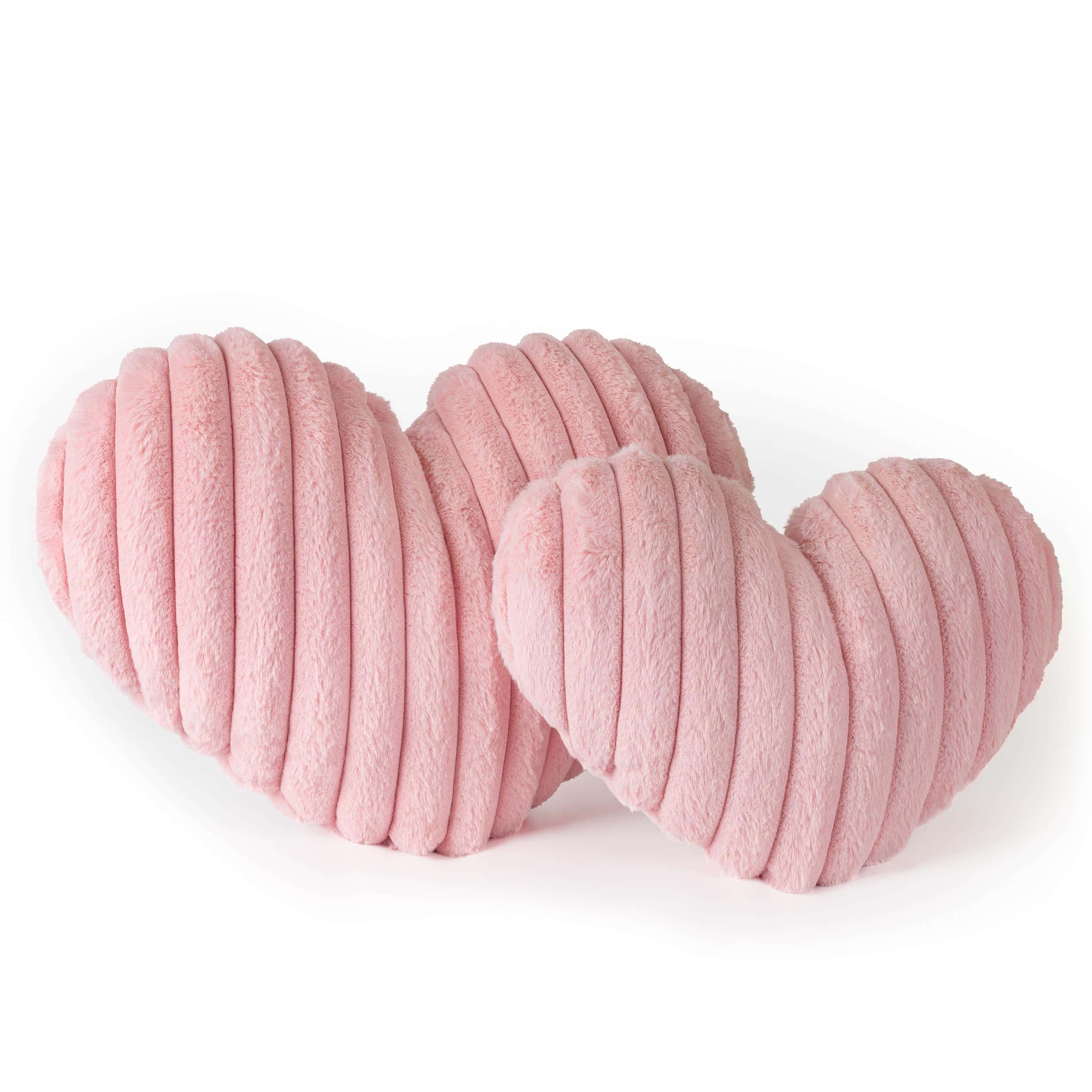 Almohada con forma de corazón, juego -Rosa claro - Imagen 3