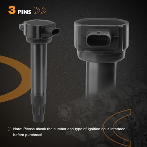 Conjunto de 4 Bobinas de Encendido UF557 y Bujías de Iridio - Imagen 6