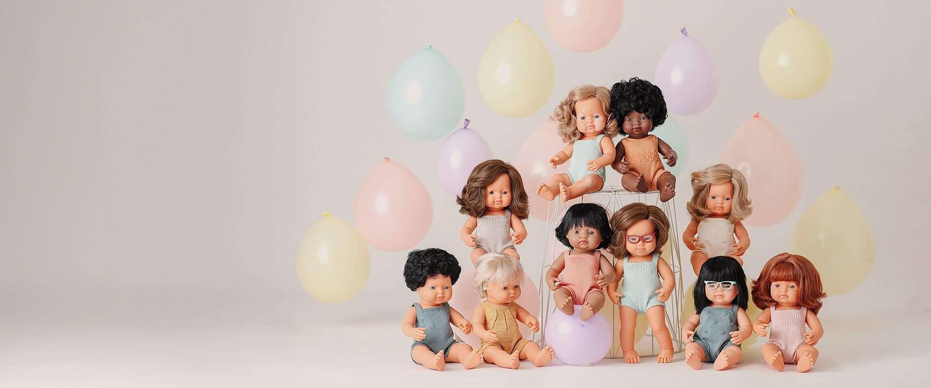 Muñeca Miniland 15'' Edición Colorida Niña -Multicolor - Imagen 8