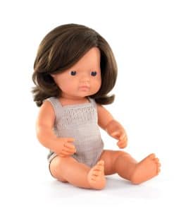 Muñeca Miniland 15'' Edición Colorida Niña Caucásica de