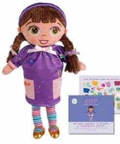 Antonia The Artist: Muñeca de Peluche de 15 Pulgadas con