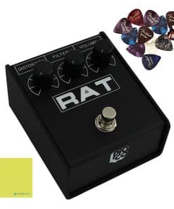 Pedal de distorsión/overdrive Pro Co RAT 2 con paquete de