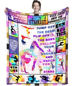 Manta de Gimnasia Suave y Acogedora para Cama Sofá Manta de