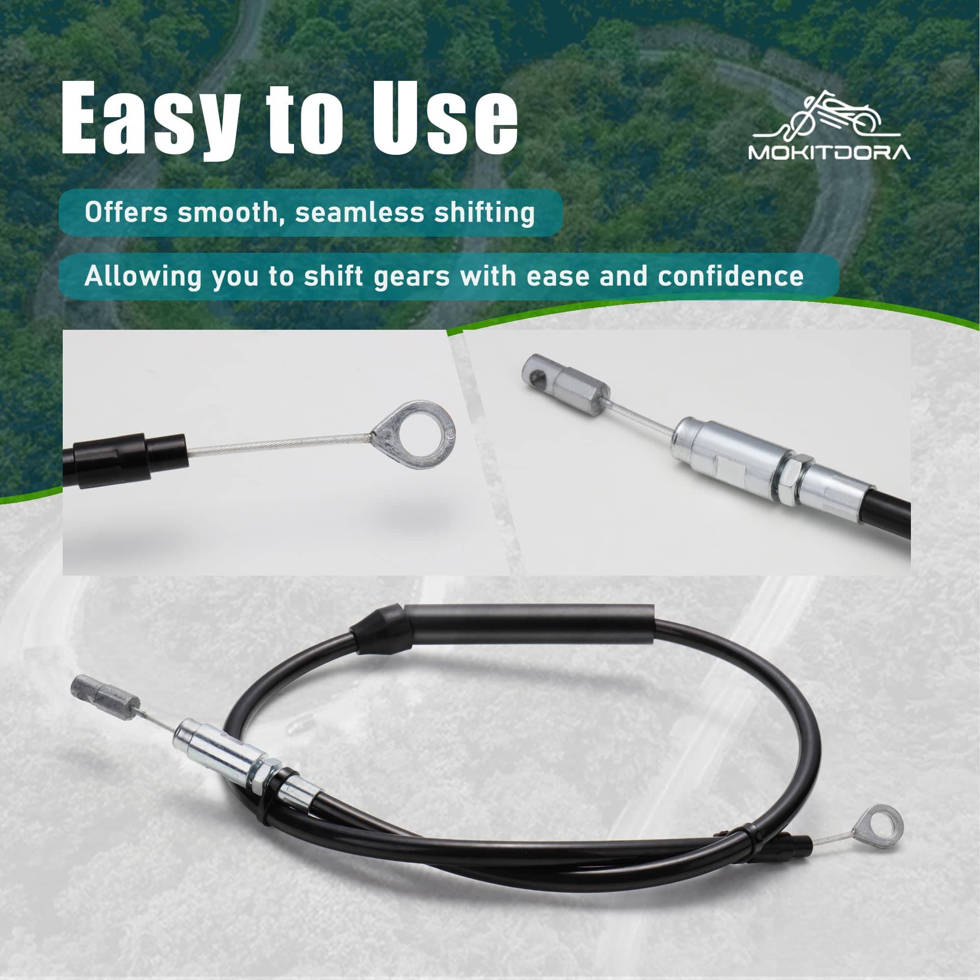 Extensión de Cable de Embrague Superior Negro de Vinilo - Imagen 5