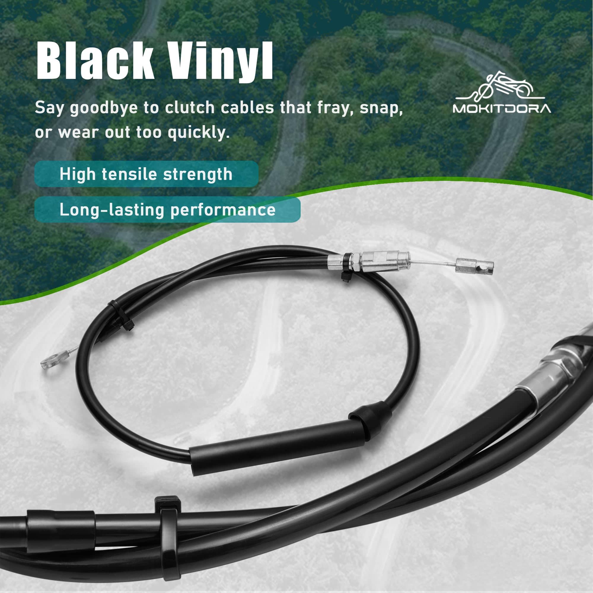 Extensión de Cable de Embrague Superior Negro de Vinilo - Imagen 6