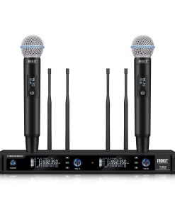 Sistema de micrófono inalámbrico con 4 antenas Froket, Pro