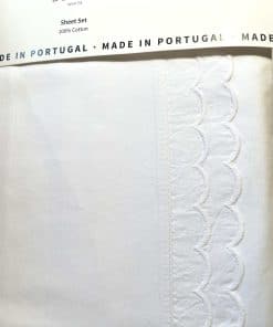 Piubelle piubelle Portugal Juego de Sábanas Blancas 100%