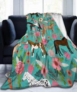 Manta de Franela para Caballo Súper Suave y Acogedora 60x80