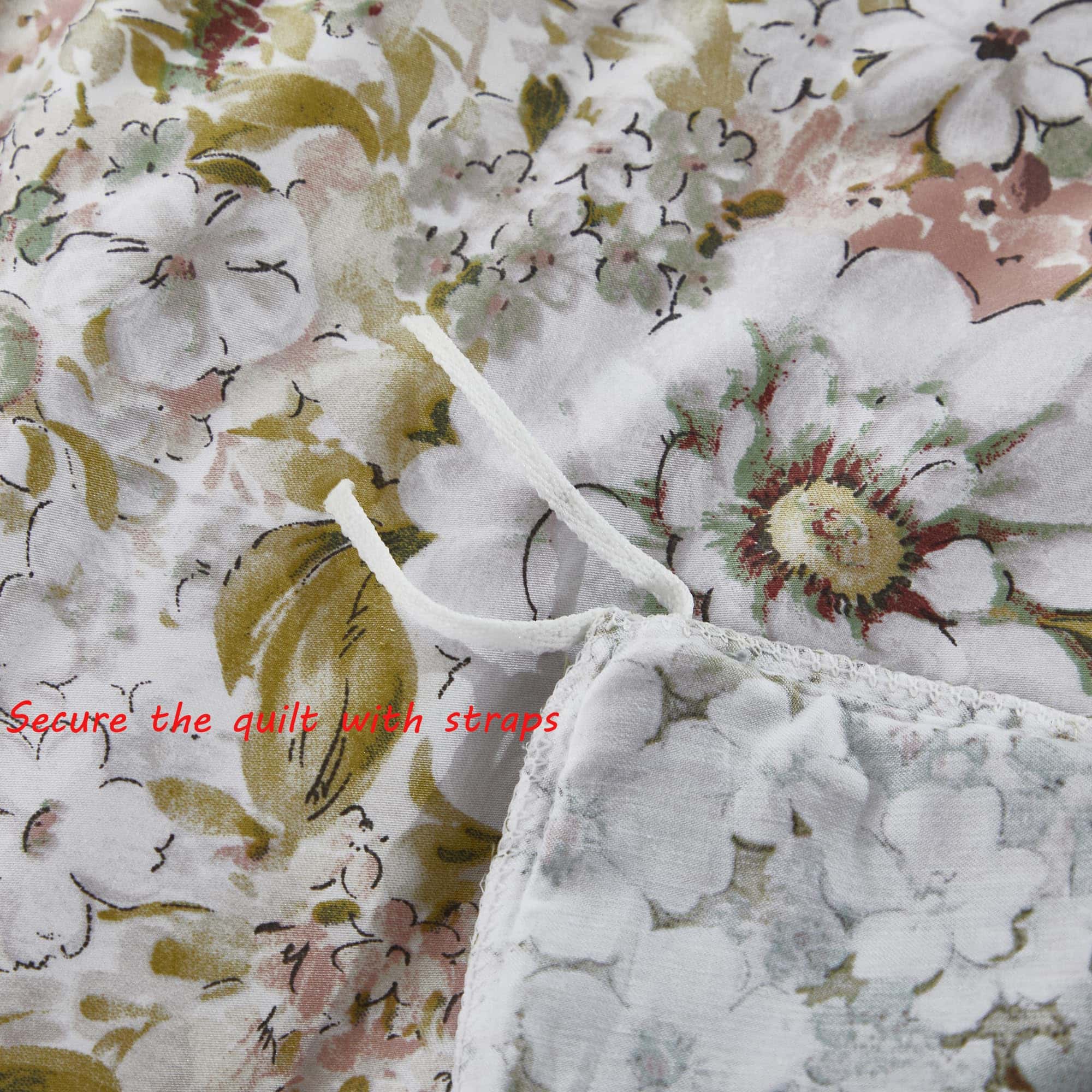 Juego de Ropa de Cama Vintage con Flores para Cama - Imagen 8