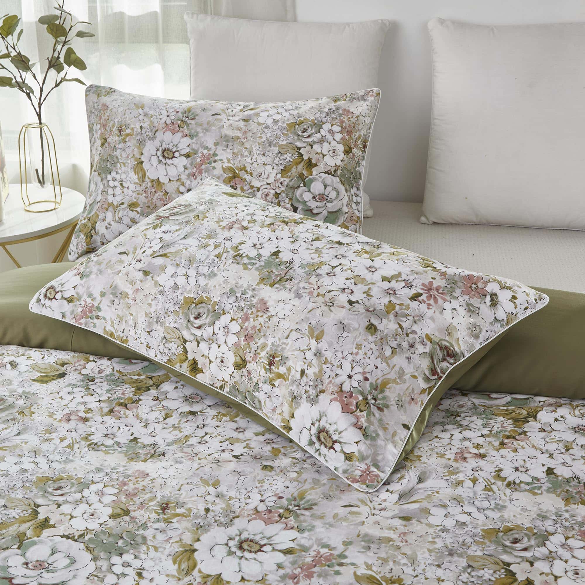 Juego de Ropa de Cama Vintage con Flores para Cama - Imagen 4